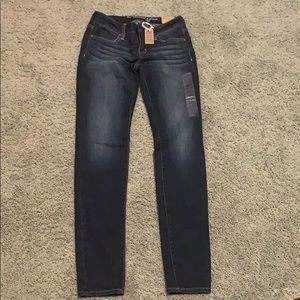 Dark blue denim jeans